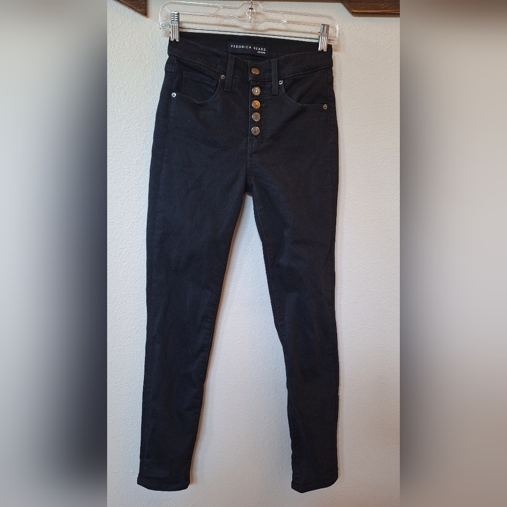 Veronica Beard Debbie High-Rise Stretch Skinny Ankle Jeans Womens Size 25/0